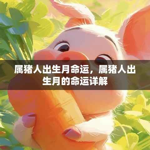 属猪人出生月命运详解,揭示不同出生月的性格与运势特点