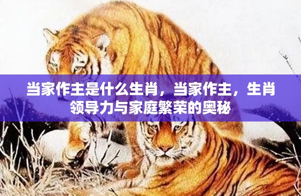 揭秘当家作主的生肖奥秘,领导力与家庭繁荣的关联