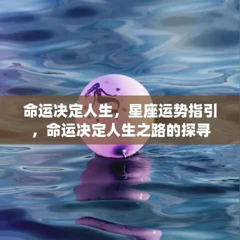 星座运势指引人生之路,探寻命运决定的力量