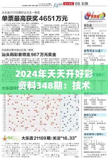 2024年天天开好彩资料348期：技术进步如何影响348期