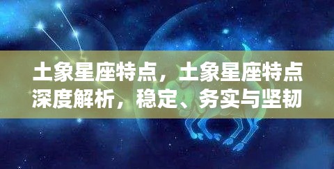 土象星座深度解析,稳定、务实与坚韧的人格魅力探索