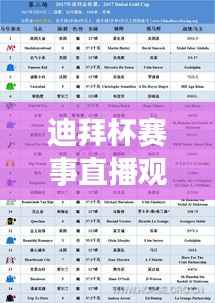 迪拜杯赛事直播观看全攻略!