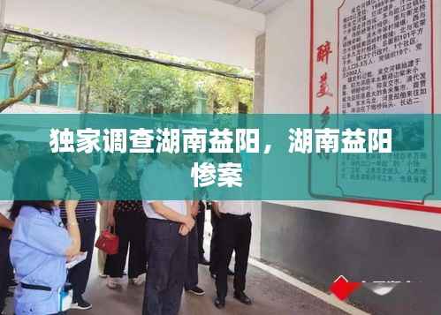 独家调查湖南益阳，湖南益阳惨案 