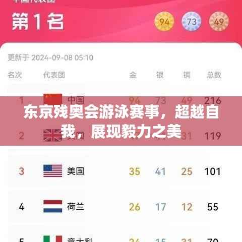 东京残奥会游泳赛事,超越自我,展现毅力之美